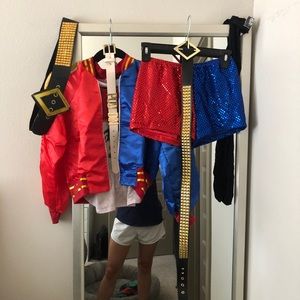 Harley Quinn costume with belt &choker